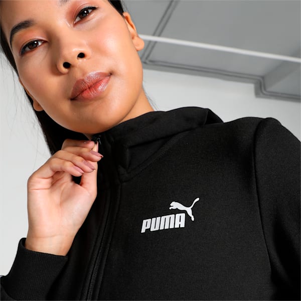 PUMA POWER Full-Zip Regular Fit Women's Hoodie, Puma Black, extralarge-IND