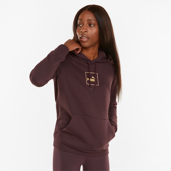 Holiday Women's Hoodie, Fudge, extralarge-IND