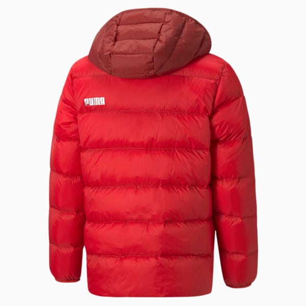 PackLITE Down Boys' Jacket, High Risk Red, extralarge