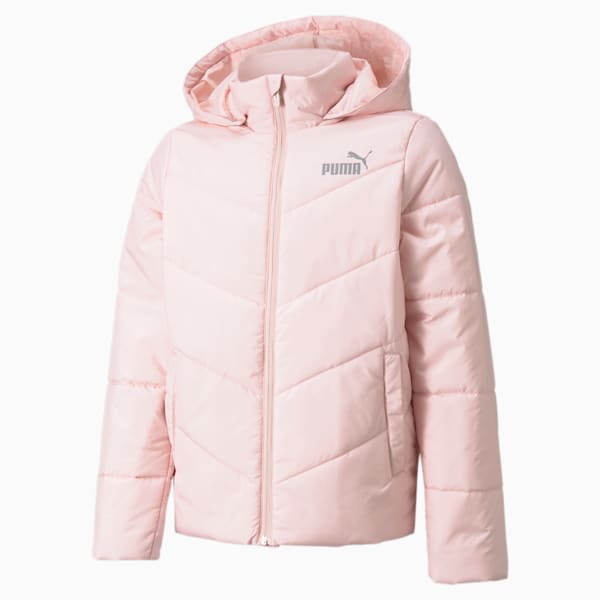 Essential Padded HD Girl's Regular Fit Down Jacket, Lotus, extralarge-IND