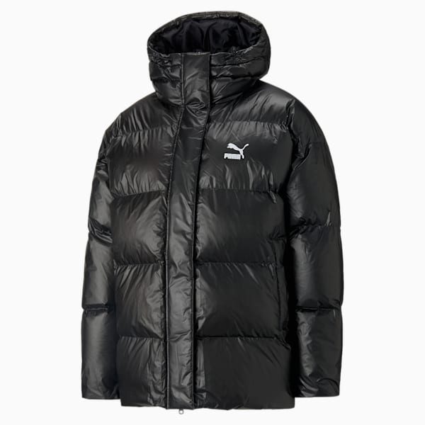 Classics Oversized Relaxed Fit Padded Women's Regular Fit Jacket, Puma Black, extralarge-IND