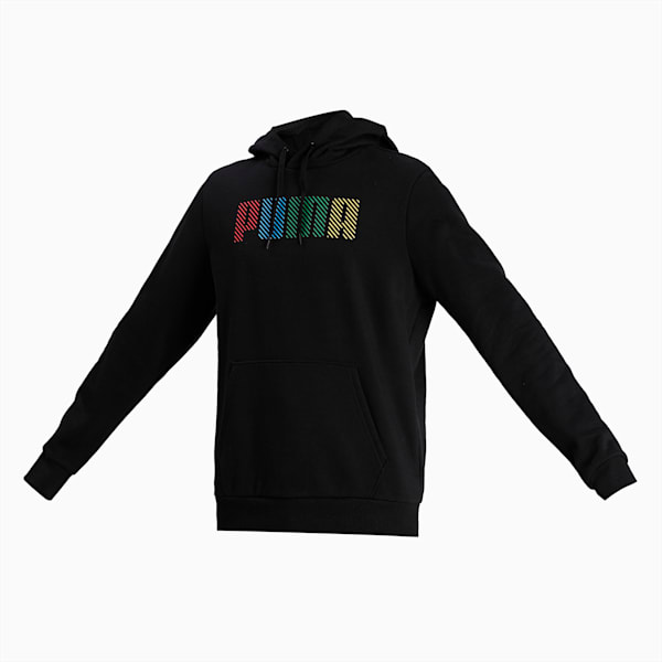 PUMA Graphic Men's Hoodie, Puma Black