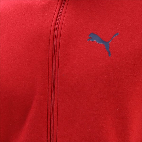 PUMA Knitted Men's Jacket, Red Dahlia, extralarge-IND