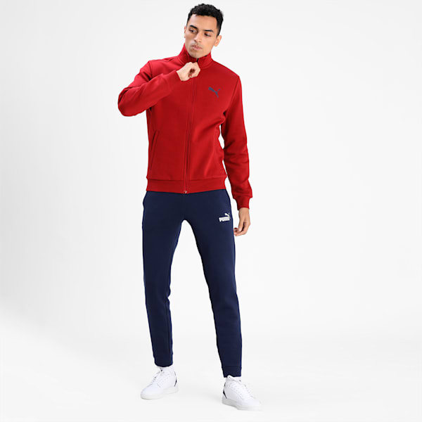 PUMA Knitted Men's Jacket, Red Dahlia