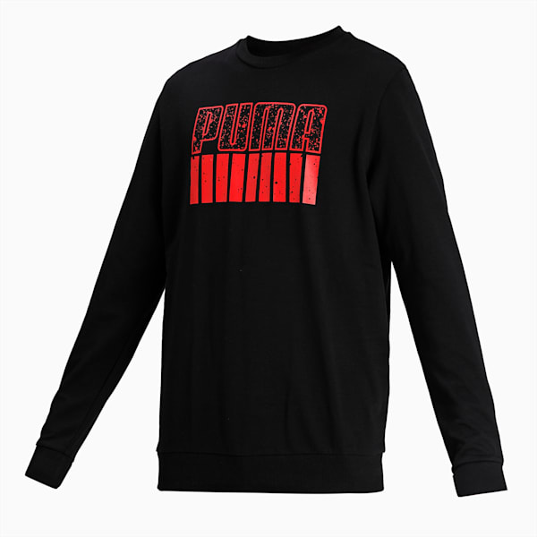 PUMA Crew Men's Sweatshirt, Puma Black, extralarge-IND
