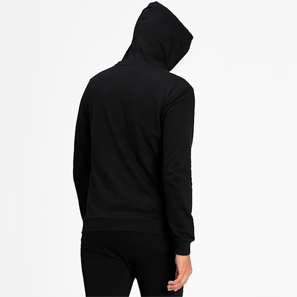 PUMA Zippered Men's Hoodie, Puma Black, extralarge-IND