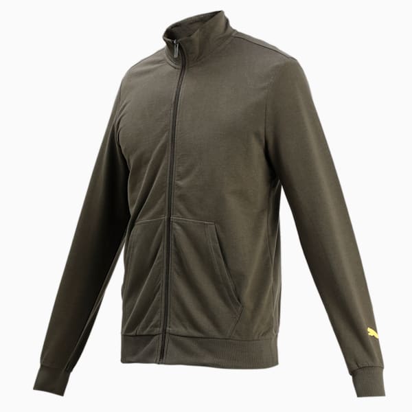 PUMA Zippered Non-Hooded Men's Jacket, Forest Night, extralarge-IND