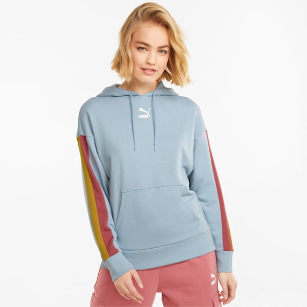 CLSX Women's Hoodie, Blue Fog-BHeights, extralarge