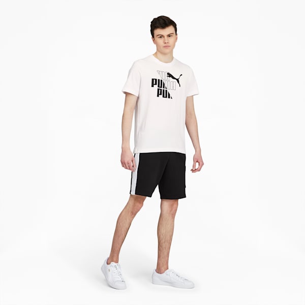 Mirrored Men's Graphic Tee, Puma White, extralarge