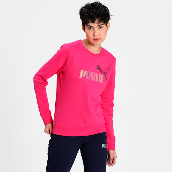 Graphic Women's Crew Sweat, Beetroot Purple, extralarge-IND