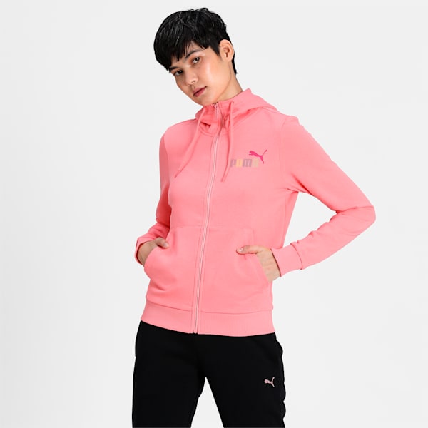 puma women's hooded sweat jacket