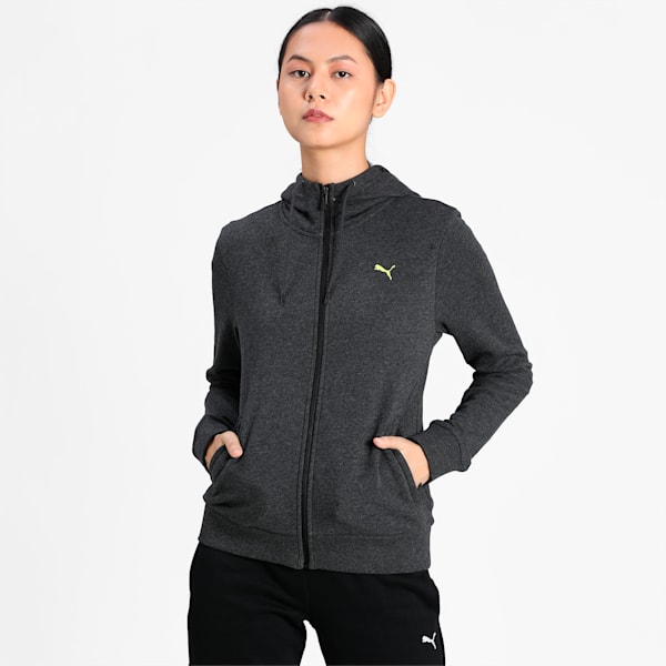 puma women's hooded sweat jacket