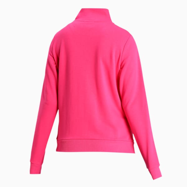 PUMA Women's Sweat Jacket, Beetroot Purple, extralarge-IND