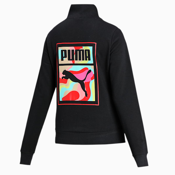 PUMA Women's Sweat Jacket, Puma Black