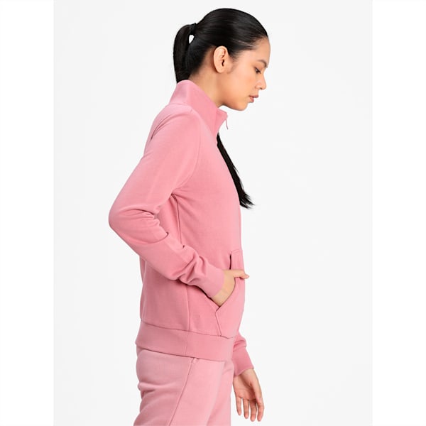PUMA Women's Sweat Jacket, Foxglove, extralarge-IND