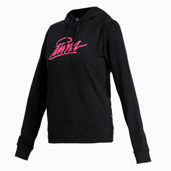 PUMA Graphic Women's Hoodie, Puma Black