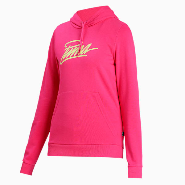 PUMA Graphic Women's Hoodie, Beetroot Purple