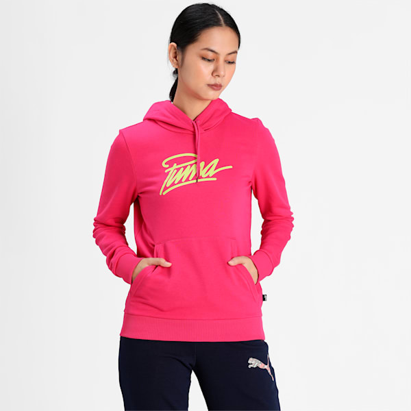 PUMA Graphic Women's Hoodie, Beetroot Purple