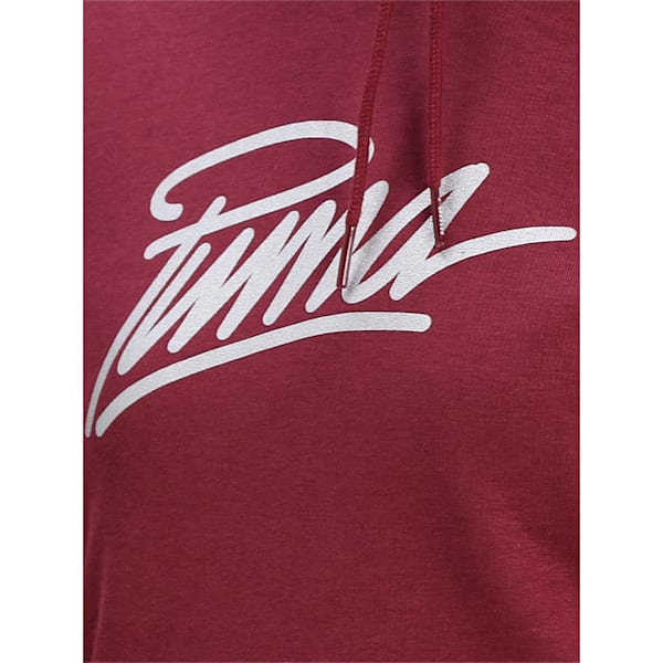 PUMA Graphic Women's Hoodie, Burgundy, extralarge-IND