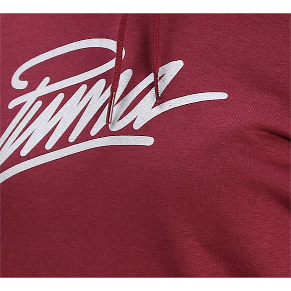 PUMA Graphic Women's Hoodie, Burgundy, extralarge-IND