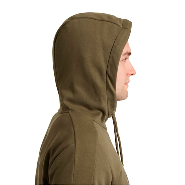 Active Men's P48 Core Fleece Hoodie, Olive Night, extralarge