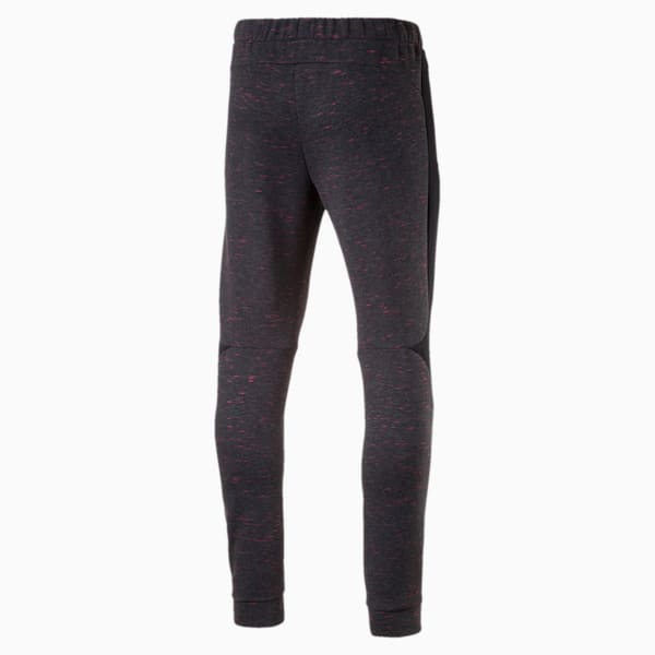 Active Men's Evostripe SpaceKnit Pants, Dark Gray Heather, extralarge-IND