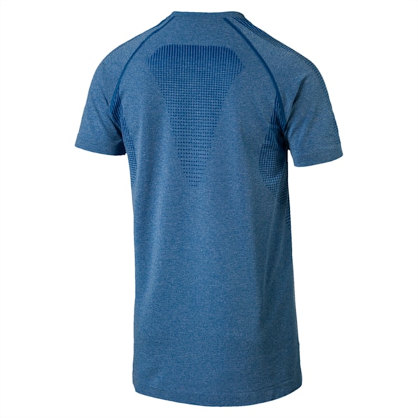 Active Men's evoKNIT Basic T-Shirt, Lapis Blue Heather, extralarge-IND