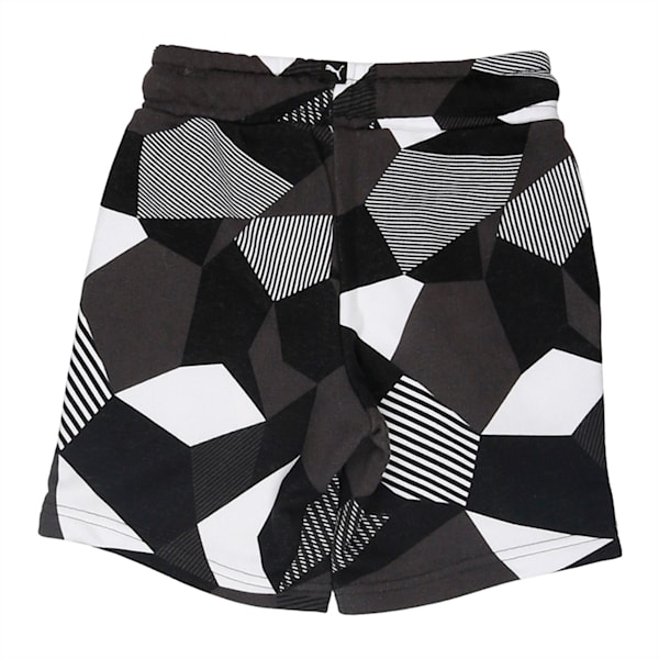 Boys’ Bermuda Shorts, -Black AOP, extralarge-IND