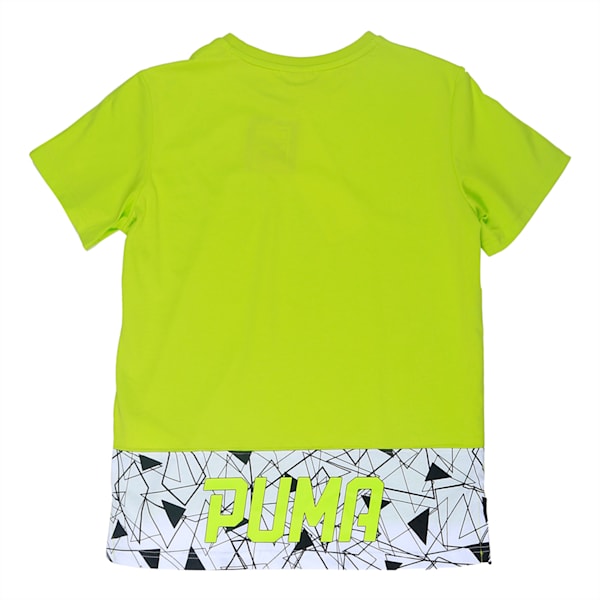 Boys' Sportstyle T-Shirt, Limepunch, extralarge-IND