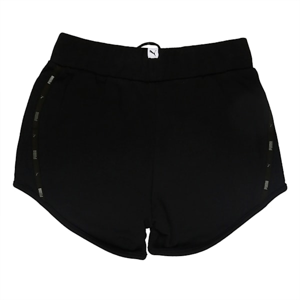 Girls’ Sportstyle Sweat Shorts, Cotton Black, extralarge-IND