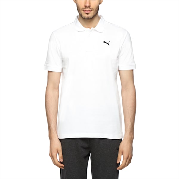 ESS Pique Polo, Puma White, extralarge-IND