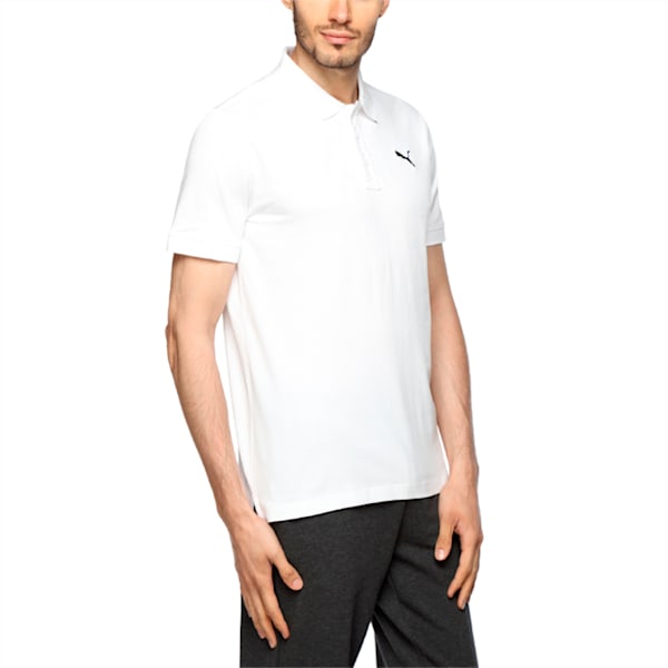 ESS Pique Polo, Puma White, extralarge-IND