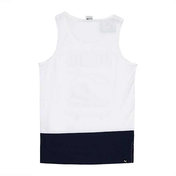 Boys’ Sportstyle Tank Top, Puma White, extralarge-IND