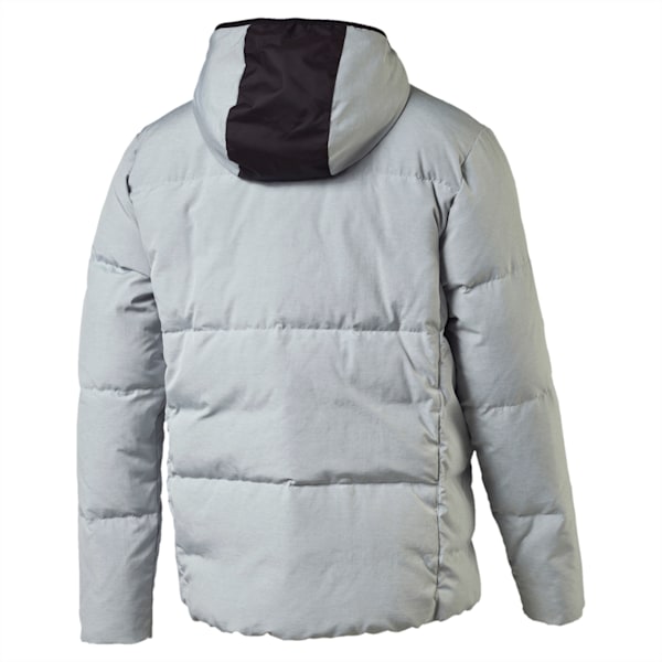 ESS Hooded Down Jacket M, Quarry-heather chambray, extralarge-IND