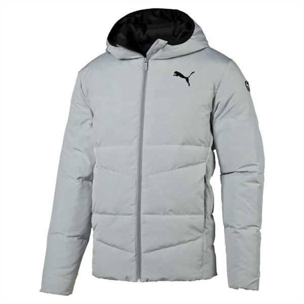 ESS Hooded Down Jacket M, Quarry-heather chambray, extralarge-IND