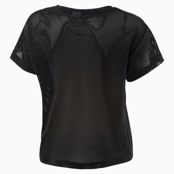 Girls' Sportstyle Layer T-Shirt, Cotton Black, extralarge-IND