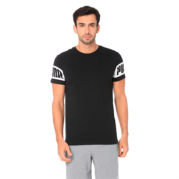 Men's Rebel T-Shirt, Cotton Black, extralarge-IND
