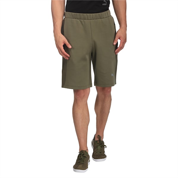 Active Men's Evostripe Ultimate Shorts, Olive Night, extralarge-IND