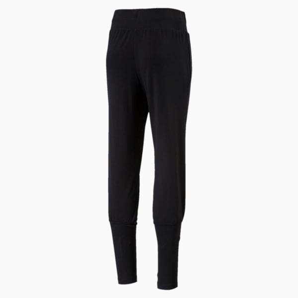 Girls' Softsport Jersey Pants, Puma Black, extralarge-IND