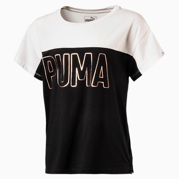 Rose gold puma shirt top