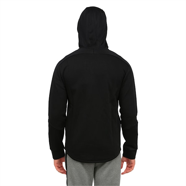 Usain Bolt Men's Full Zip Hoodie, Cotton Black, extralarge-IND