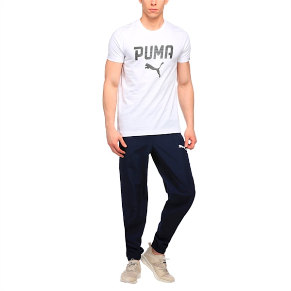 PUMA Rebel Tee, Puma White-Font, extralarge-IND