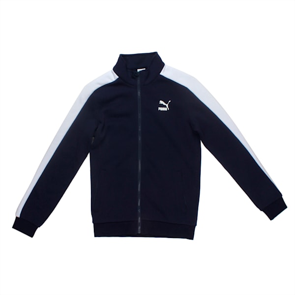Boys' Classic T7 Track Jacket, Peacoat, extralarge-IND