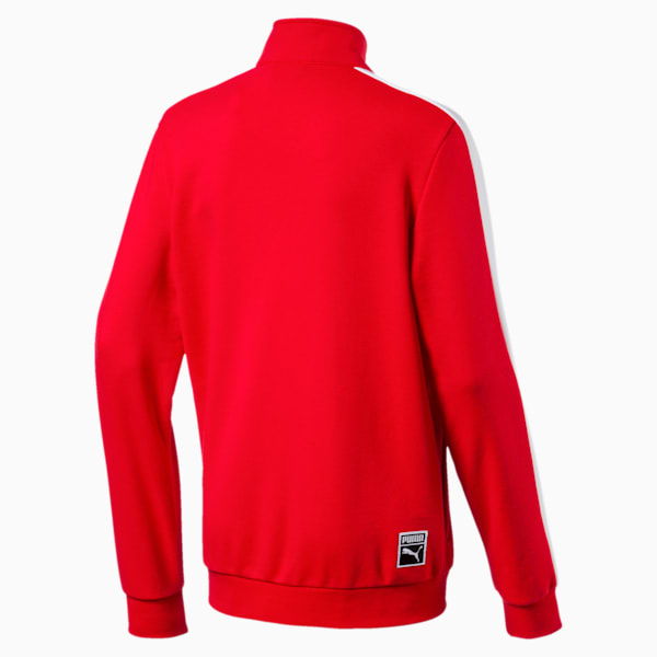 Boys' Classic T7 Track Jacket, Flame Scarlet