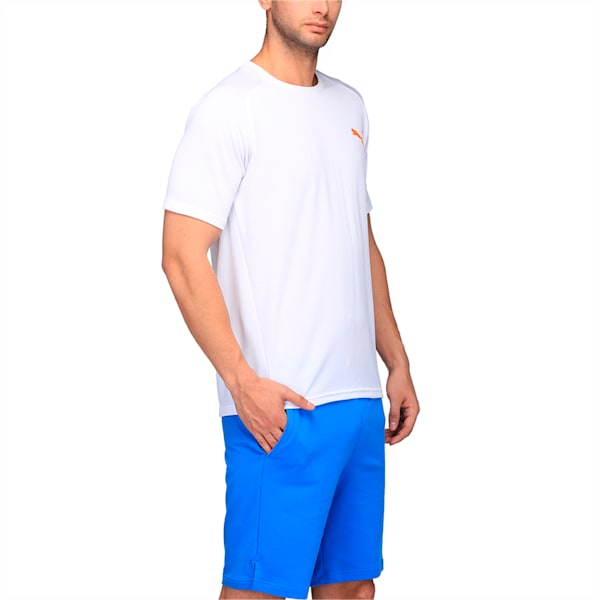 UV Block Tee, Puma White-Vibrant Orange, extralarge-IND