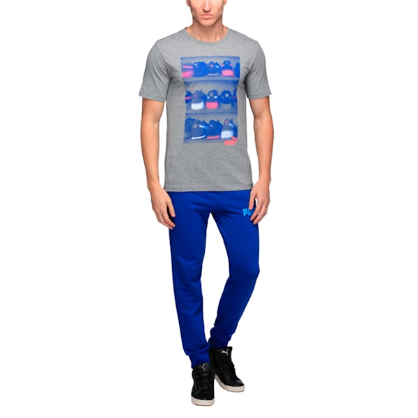 Sneaker Photo Tee, Medium Gray Heather, extralarge-IND