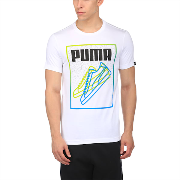 Sneaker Lines Tee, Puma White, extralarge-IND