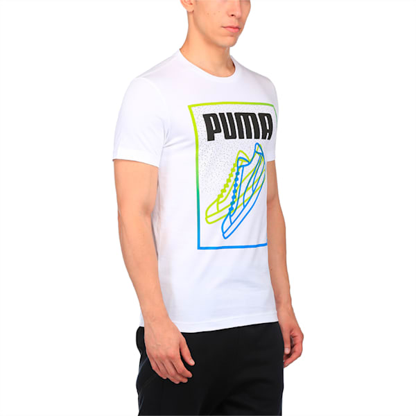 Sneaker Lines Tee, Puma White, extralarge-IND