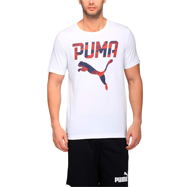 PUMA Brand Tee, Puma White, extralarge-IND