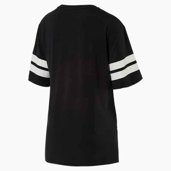 Active Women's Swagger Fashion T-Shirt, Puma Black, extralarge-IND